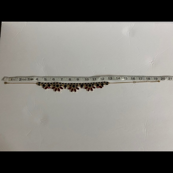 LC Lauren Conrad Flower Cord Statement Necklace - Picture 4 of 4